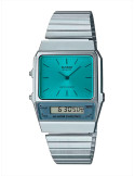 RELOJ UNISEX CASIO VINTAGE EDGY AQ-800EC-2AEF PLATEADO