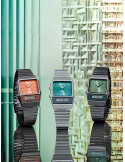 RELOJ UNISEX CASIO VINTAGE EDGY AQ-800EC-2AEF PLATEADO
