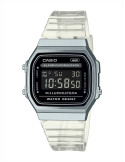 RELOJ UNISEX CASIO VINTAGE A168XES-1BEF PLATEADO TRANSPARENTE