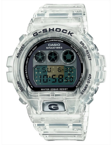 RELOJ HOMBRE CASIO G-SHOCK DW-6940RX-7ER TRANSPARENTE 40 ANIVERSARIO CLEAR REMIX