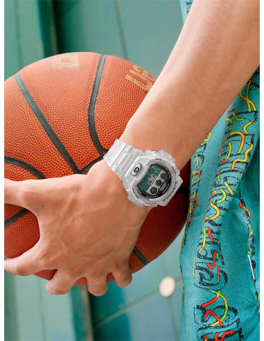 RELOJ HOMBRE CASIO G-SHOCK DW-6940RX-7ER TRANSPARENTE 40 ANIVERSARIO CLEAR REMIX