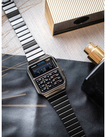 RELOJ UNISEX CASIO VINATGE CALCULADORA CA-500WEGG-1BEF GRIS