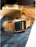 RELOJ UNISEX CASIO VINATGE CALCULADORA CA-500WEG-1AEF DORADO