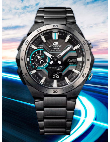 RELOJ HOMBRE CASIO EDIFICE WINDFLOW ECB-2200DD-1AEF NEGRO