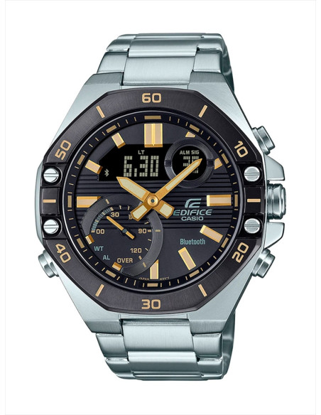 RELOJ HOMBRE CASIO EDIFICE ECB-10DB-1A9EF PLATEADO