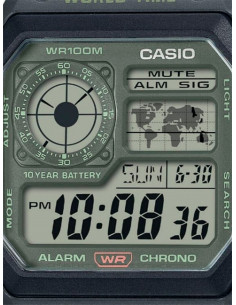 RELOJ HOMBRE CASIO COLLECTION AE-1200WHUB-3AVEF NEGRO 2