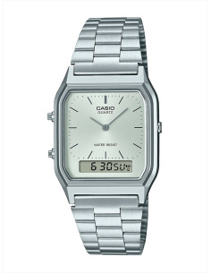 RELOJ UNISEX CASIO COLLECTION AQ-230A-7AMQYES PLATEADO