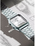 RELOJ UNISEX CASIO COLLECTION AQ-230A-7AMQYES PLATEADO