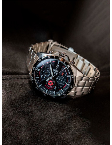 RELOJ HOMBRE CASIO EDIFICE EFR-556DB-1AVUEF ROJO