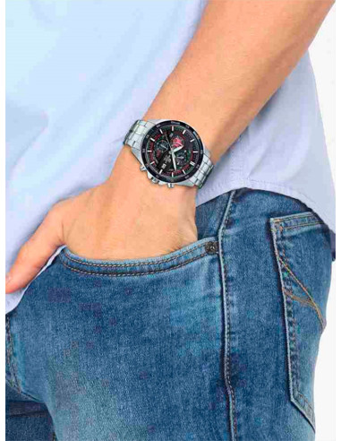 RELOJ HOMBRE CASIO EDIFICE EFR-556DB-1AVUEF ROJO