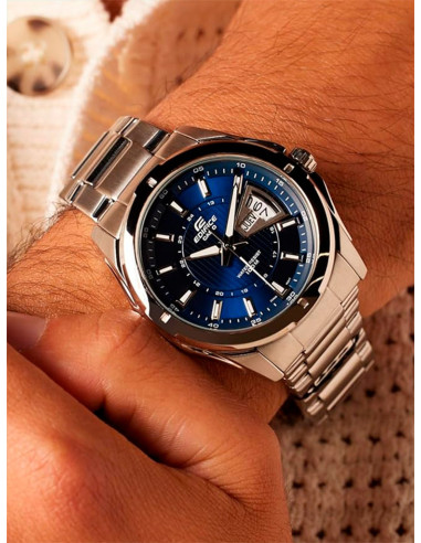 RELOJ HOMBRE CASIO EDIFICE EF-129D-2AVEF AZUL