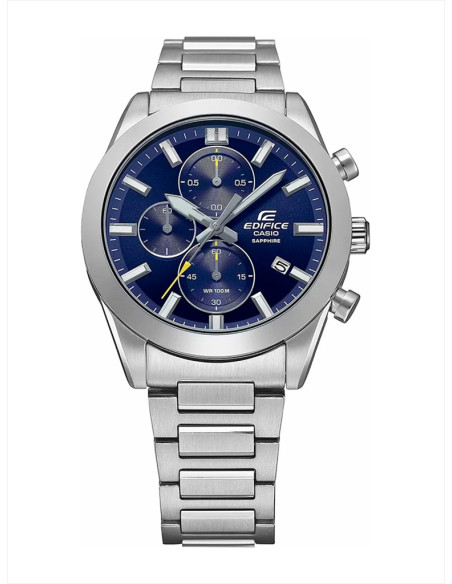 RELOJ HOMBRE CASIO EDIFICE SAPPHIRE EFB-710D-2AVUEF PLATEADO
