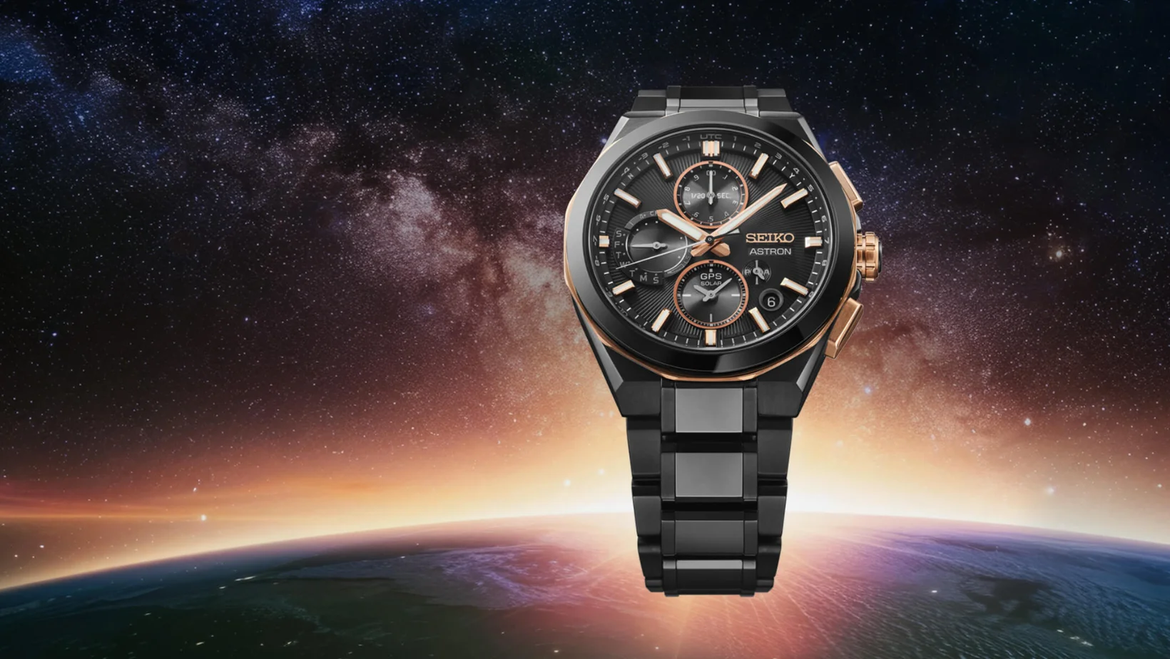 Seiko Astron GPS Solar con dise&ntilde;o tecnol&oacute;gico inspirado en el espacio